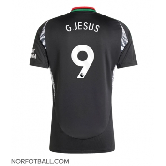 Billige Fotballdrakt Arsenal Gabriel Jesus #9 Replika Bortedrakt 2024-25 Kortermet